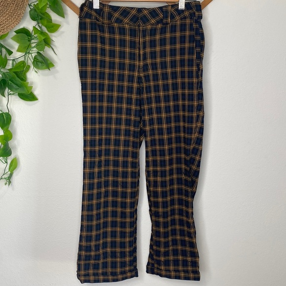 plaid dickies ankle pants juniors size 3 - Picture 2 of 12